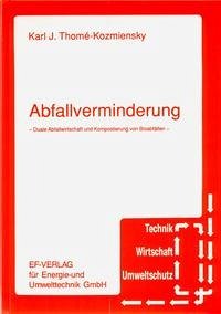 Abfallverminderung - Thomé-Kozmiensky, Karl J.