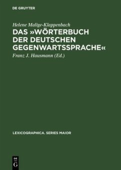 Das »Wörterbuch der deutschen Gegenwartssprache«