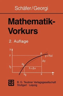 Mathematik-Vorkurs - Schäfer, Wolfgang;Georgi, Kurt