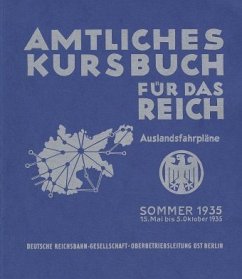Amtliches Kursbuch für das Reich 1935, Auslandsfahrpläne
