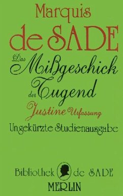 Das Mißgeschick der Tugend - Sade, Donatien A de