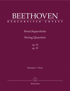 Cover Streichquartette op.74 und op.95 Stimmen