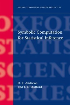 Symbolic Computation for Statistical Inference - Andrews, D F; Stafford, J E