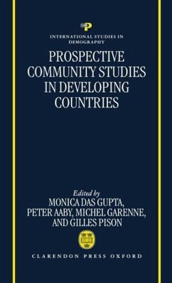 Prospective Community Studies in Developing Countries - Das Gupta, Monica / Aaby, Peter / Garenne, Michel / Pison, Gilles (eds.)