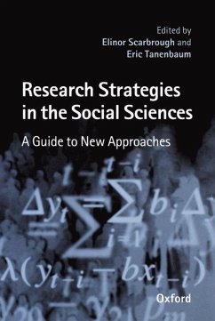 Research Strategies in the Social Sciences - Scarbrough, Elinor / Tanenbaum, Eric (eds.)