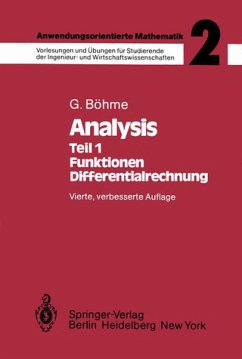 Analysis Teil 1, Funktionen, Differentialrechnung