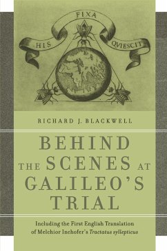 Behind the Scenes at Galileo's Trial - Blackwell, Richard J.