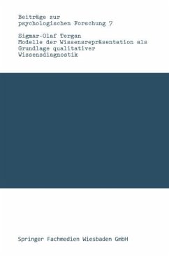 Modelle der Wissensrepräsentation als Grundlage qualitativer Wissensdiagnostik - Tergan, Sigmar-Olaf