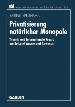 Privatisierung natürlicher Monopole - Spelthahn, Sabine