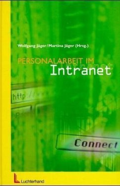 Personalarbeit im Intranet - Jäger, Wolfgang und Martina Jäger