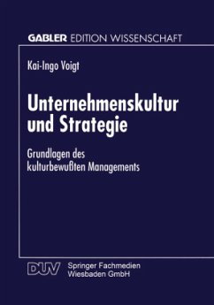 Unternehmenskultur und Strategie - Voigt, Kai-Ingo