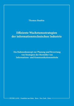 Cover Effiziente Wachstumsstrategien der informationstechnischen Industrie