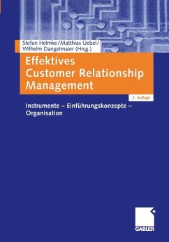 Effektives Customer Relationship Management Instrumente - Einführungskonzepte - Organisation