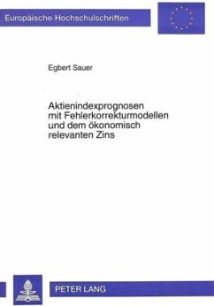 Cover Aktienindexprognosen mit Fehlerkorrekturmodellen und dem ökonomisch relevanten Zins