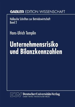 Unternehmensrisiko und Bilanzkennzahlen - Templin, Hans-Ulrich