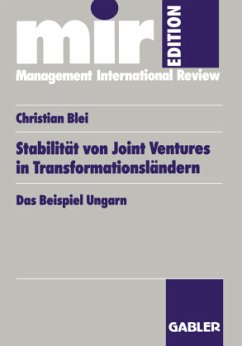 Stabilität von Joint Ventures in Transformationsländern - Blei, Christian