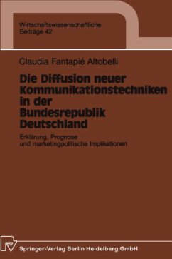 Die Diffusion neuer Kommunikationstechniken in der Bundesrepublik Deutschland - Fantapie Altobelli, Claudia