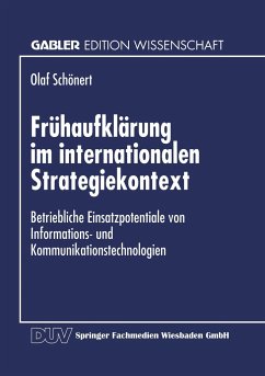 Frühaufklärung im internationalen Strategiekontext - Schönert, Olaf