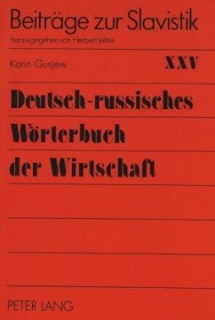 Deutsch-russisches Wörterbuch der Wirtschaft - Gusjew, Karin