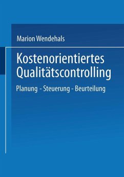 Cover Kostenorientiertes Qualitätscontrolling