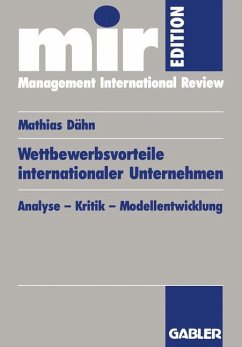 Wettbewerbsvorteile internationaler Unternehmen - Dähn, Mathias