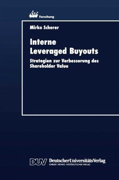 Interne Leveraged Buyouts - Scherer, Mirko