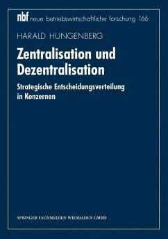 Cover Zentralisation und Dezentralisation