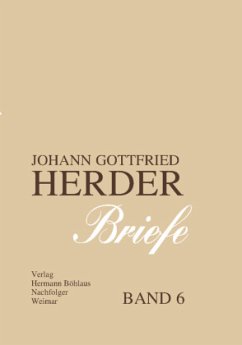 August 1788 - Dezember 1792 / Briefe 6 - Herder, Johann Gottfried von