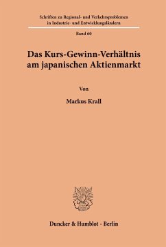 Das Kurs-Gewinn-Verhältnis am japanischen Aktienmarkt. - Krall, Markus