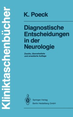 Diagnostische Entscheidungen in der Neurologie - Poeck, Klaus