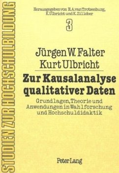 Zur Kausalanalyse qualitativer Daten - Falter, Jürgen W.;Ulbricht, Kurt