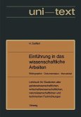 Einführung in das wissenschaftliche Arbeiten