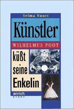 Künstler Wilhelmus Poot küßt seine Enkelin