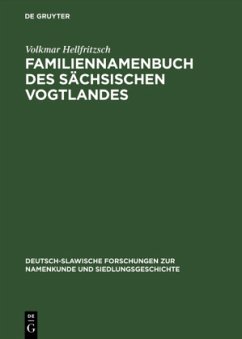 Cover Familiennamenbuch des sächsischen Vogtlandes