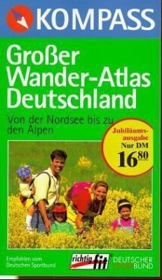 Kompass Großer Wander-Atlas Deutschland