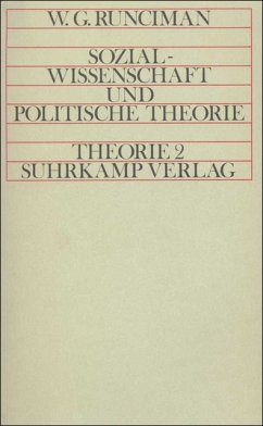 Sozialwissenschaft und politische Theorie - Runciman W., G.