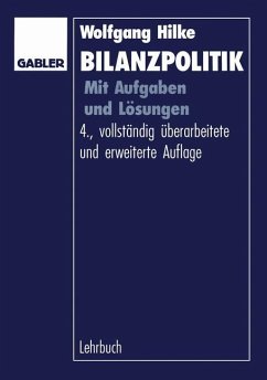 Bilanzpolitik - Hilke, Wolfgang