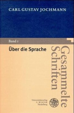 Über die Sprache - Jochmann, Carl G.