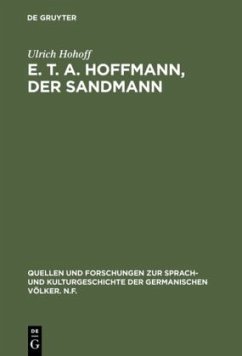 E. T. A. Hoffmann, Der Sandmann - Hohoff, Ulrich