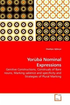 Yorùbá Nominal Expressions - Ajiboye, Oladiipo