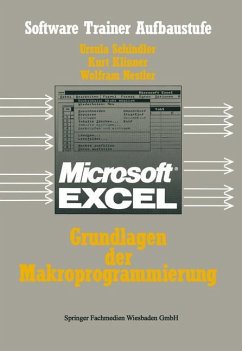 Excel-Grundlagen der Makroprogrammierung - Ursula, Schindler