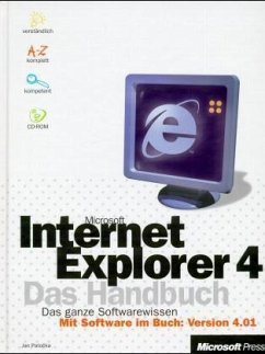 Microsoft Internet Explorer 4, Das Handbuch, m. CD-ROM - Patocka, Jan