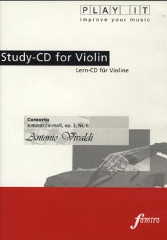 Study-Cd For Violin - Concerto Op.3,Nr.6,A-Moll - Diverse