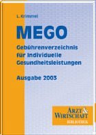 Cover MEGO MedWell-Gebührenverzeichnis für individuelle Gesundheitsleistungen
