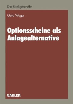 Optionsscheine als Anlagealternative - Weger, Gerd