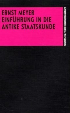 Einführung in die antike Staatskunde - Meyer, Ernst