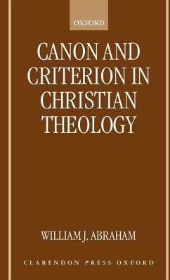 Cover Canon and Criterion in Christian Theology [Electronic Resource]