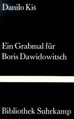 Ein Grabmal für Boris Dawidowitsch - Kis, Danilo