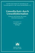 Umweltschutz durch Umweltinformation - Hegele, Dorothea / Röger, Ralf