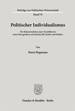 Politischer Individualismus. - Hegmann, Horst